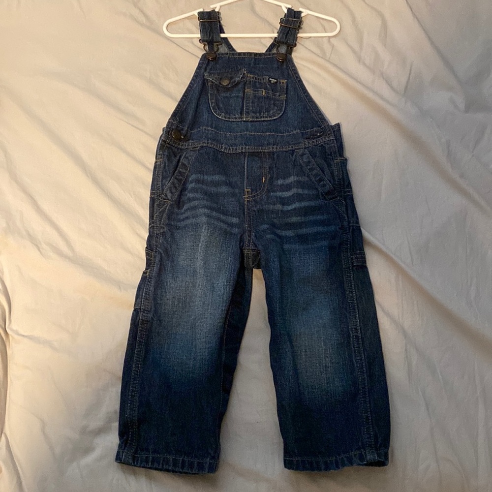 Osh Kosh toddler jean overalls